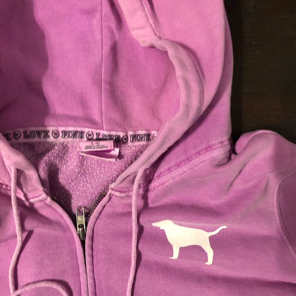 ✅ Pink by Victoria Secret Zip Up Hoodie